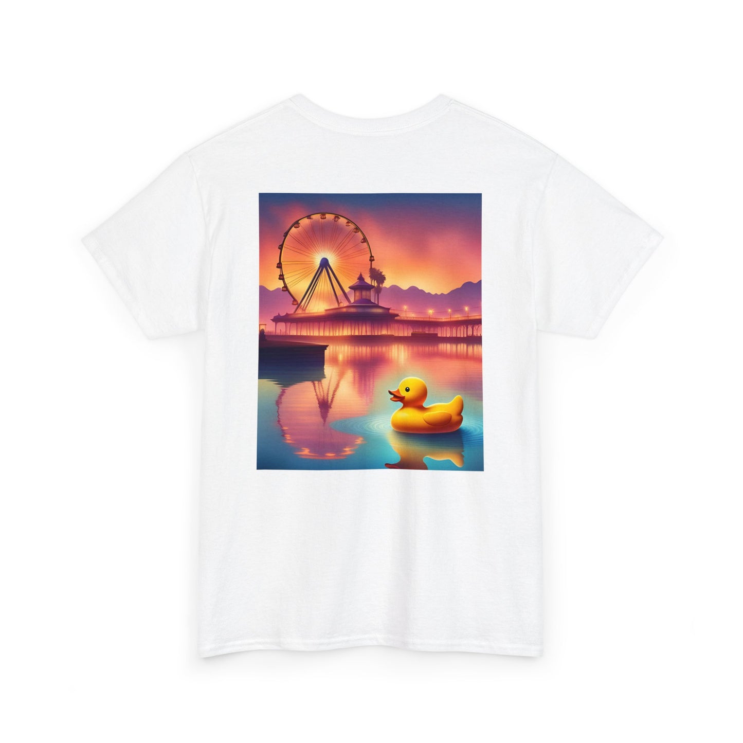 Don't Give A Duck | Cali Pier | Unisex Heavy Cotton Tee