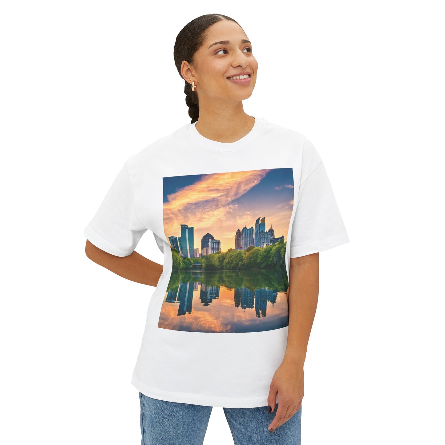 City Vibes Atlanta 1 | Unisex Oversized Boxy Tee