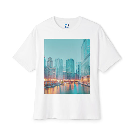 City Vibes Chicago 1 | Unisex Oversized Boxy Tee