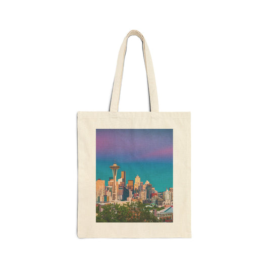 City Vibes Seattle 1 Canvas Tote Bag