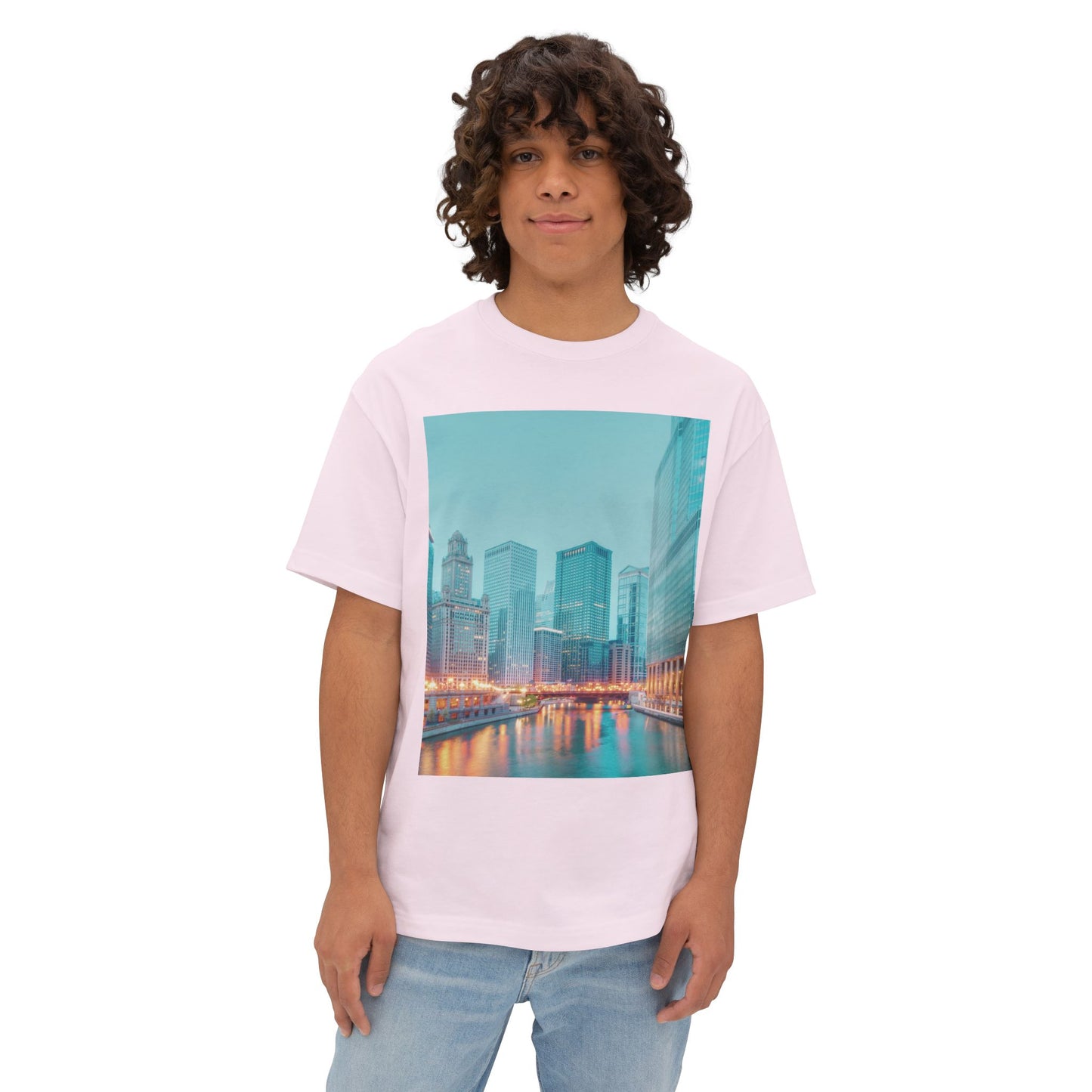 City Vibes Chicago 1 | Unisex Oversized Boxy Tee