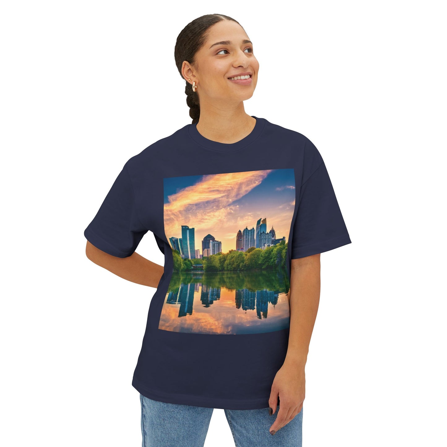 City Vibes Atlanta 1 | Unisex Oversized Boxy Tee