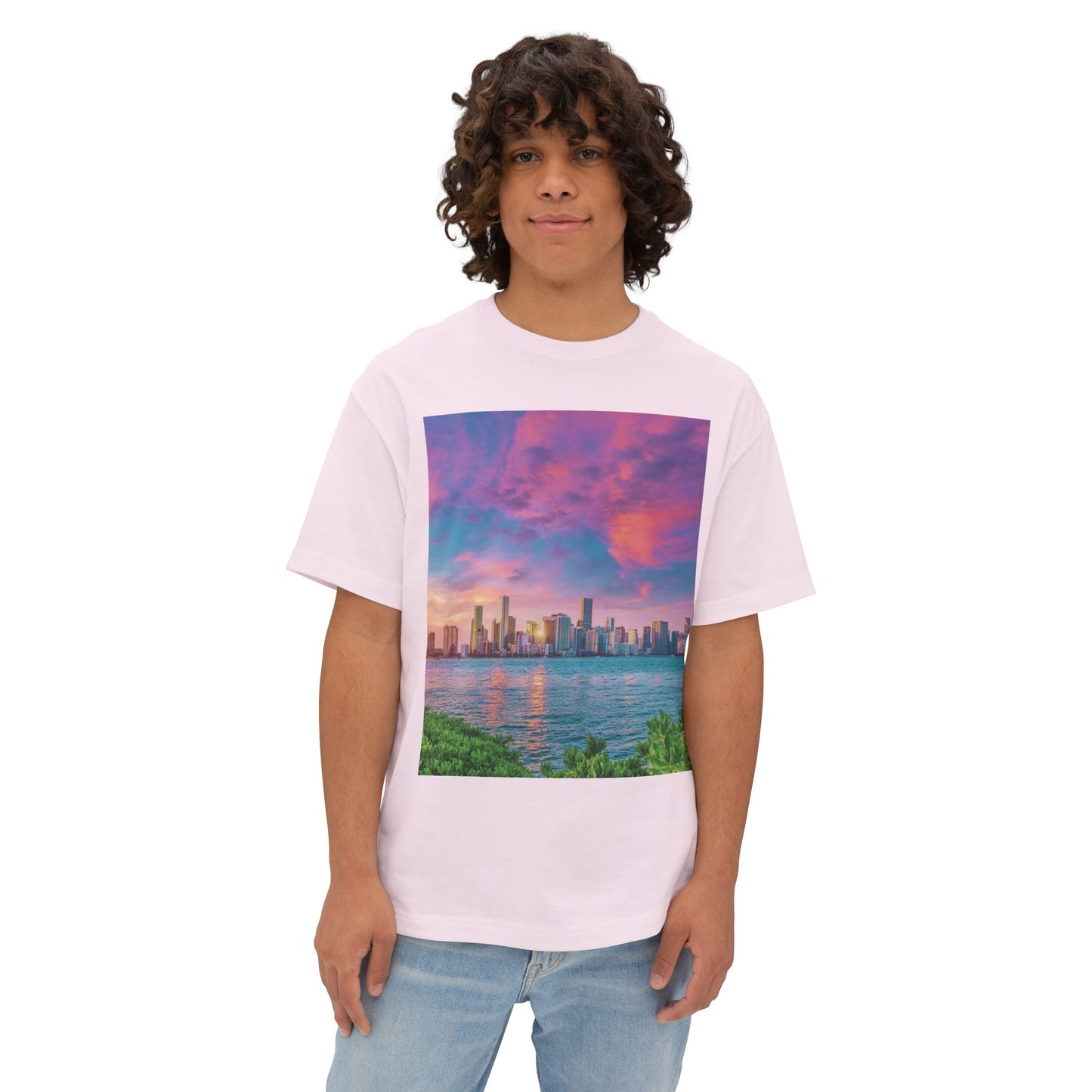 City Vibes Miami 1 | Unisex Oversized Boxy Tee