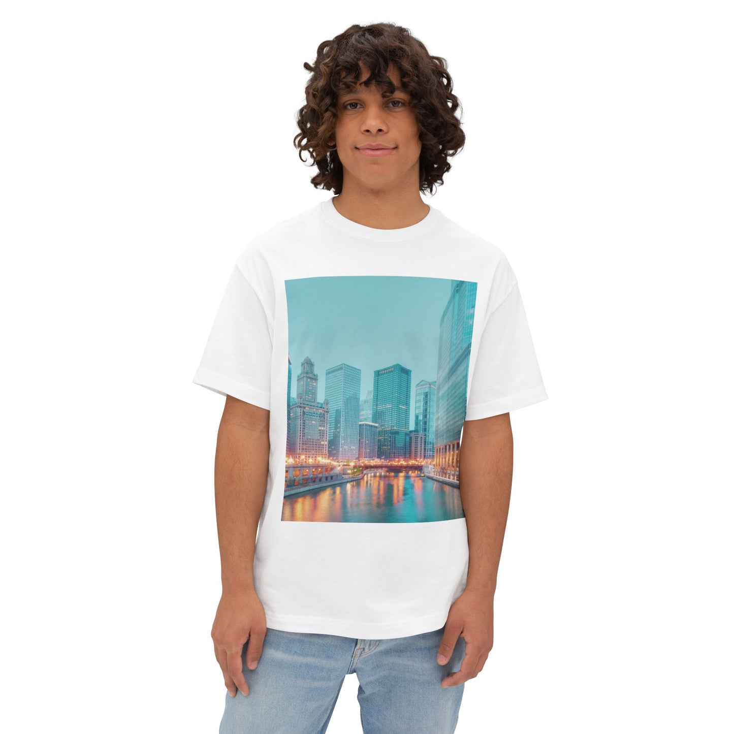 City Vibes Chicago 1 | Unisex Oversized Boxy Tee