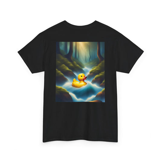 Don't Give A Duck | Wooded Stream | Unisex Heavy Cotton Tee