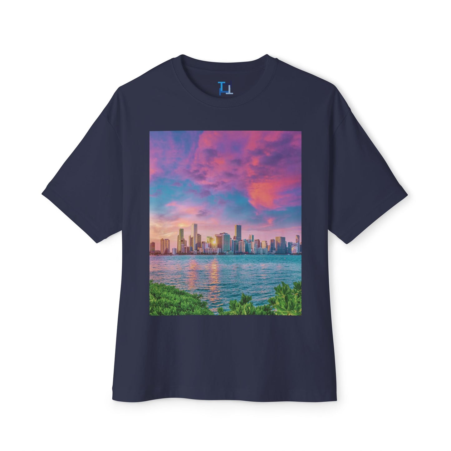 City Vibes Miami 1 | Unisex Oversized Boxy Tee