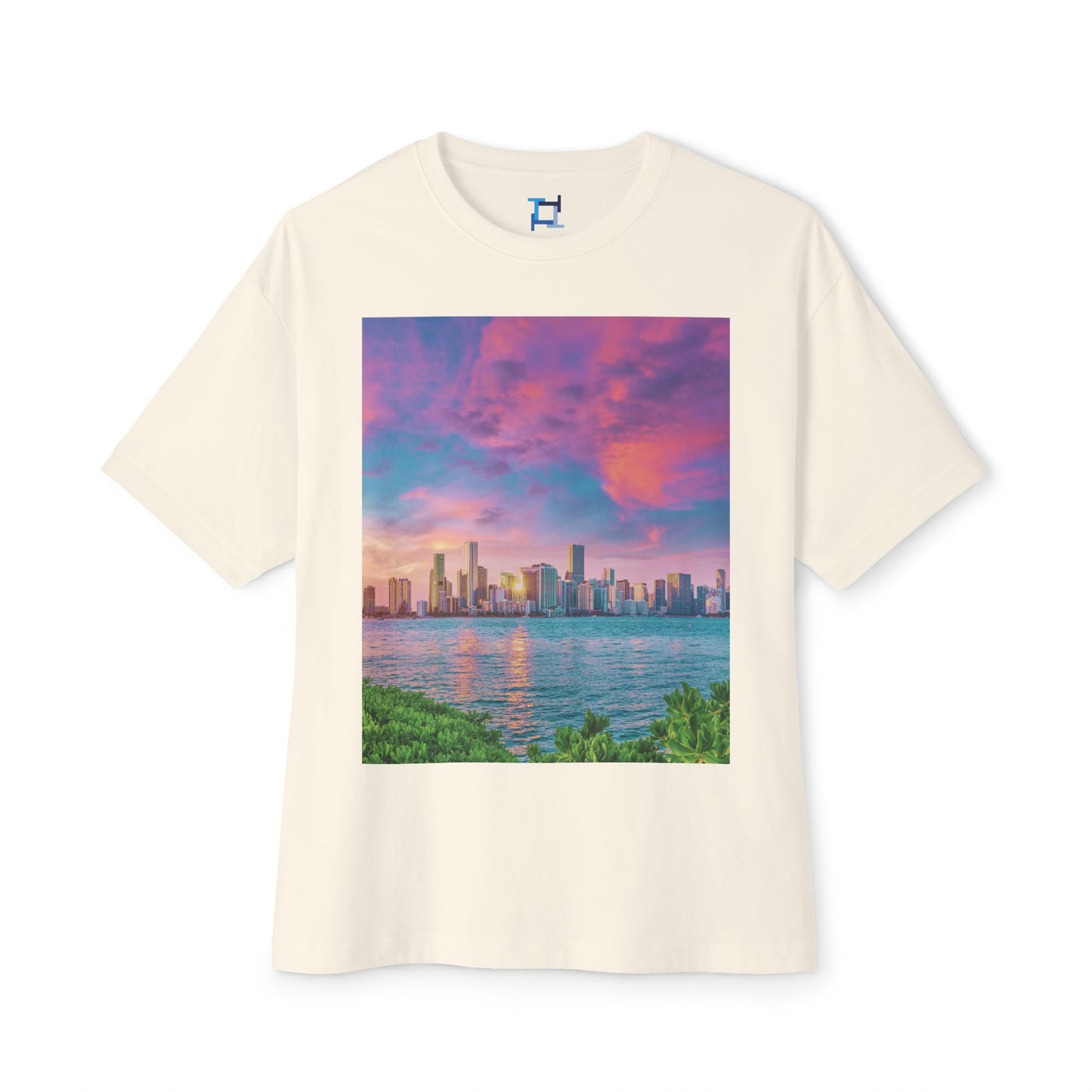 City Vibes Miami 1 | Unisex Oversized Boxy Tee